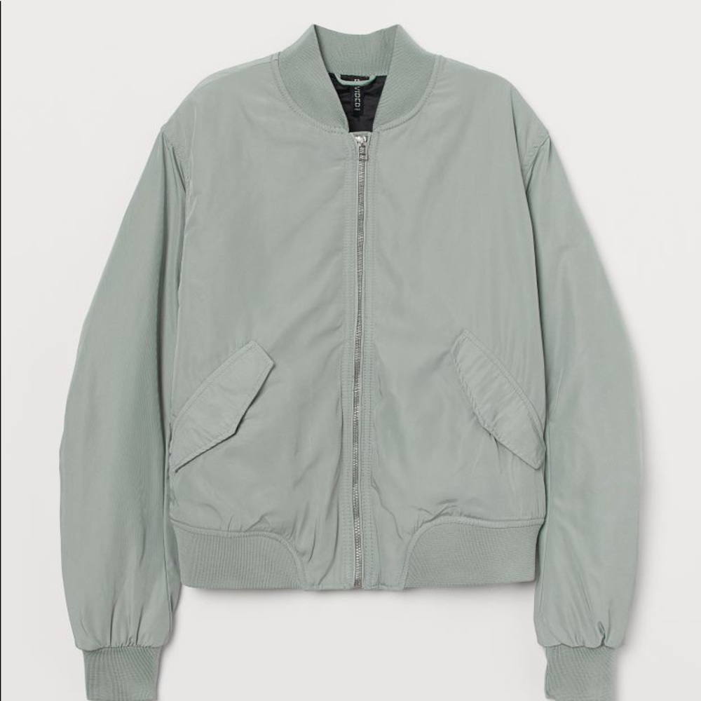 H&M padded bomber jacket